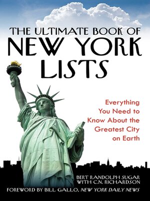 cover image of The Ultimate Book of New York Lists: Everything You Need to Know About the Greatest City on Earth